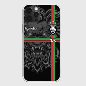 Чехол для iPhone 12 Pro Max с принтом Таджикистан в Петрозаводске, Силикон |  | crown | flag | king | lion | republic | tajikistan | король | корона | лев | республика | таджикистан | флаг | царь