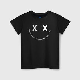 Детская футболка хлопок с принтом xbloggers в Петрозаводске, 100% хлопок | круглый вырез горловины, полуприлегающий силуэт, длина до линии бедер | blogger | xbloggers | xhouse | блогер | блогеры