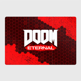 Магнитный плакат 3Х2 с принтом DOOM ETERNAL / ДУМ ЭТЕРНАЛ в Петрозаводске, Полимерный материал с магнитным слоем | 6 деталей размером 9*9 см | bfg | brutal | doom | eternal | ethernal | game | games | logo | дум | игра | игры | лого | логотип | логотипы | символ | символы | этернал