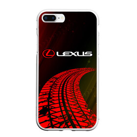 Чехол для iPhone 7Plus/8 Plus матовый с принтом LEXUS ЛЕКСУС в Петрозаводске, Силикон | Область печати: задняя сторона чехла, без боковых панелей | auto | lexus | logo | moto | symbol | авто | автомобиль | гонки | лексус | лого | логотип | логотипы | марка | машина | мото | символ | символы