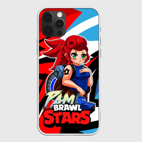 Чехол для iPhone 12 Pro с принтом PAM Brawl Stars в Петрозаводске, силикон | область печати: задняя сторона чехла, без боковых панелей | Тематика изображения на принте: anime | brawl | brawl stars | brawlstars | brawl_stars | pam | panny | аниме | бравл | бравлстарс | девочка | девочка в шкуре медведя | девушка | манга | пам | рам