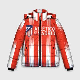 Зимняя куртка для мальчиков 3D с принтом ATLETICO MADRID в Петрозаводске, ткань верха — 100% полиэстер; подклад — 100% полиэстер, утеплитель — 100% полиэстер | длина ниже бедра, удлиненная спинка, воротник стойка и отстегивающийся капюшон. Есть боковые карманы с листочкой на кнопках, утяжки по низу изделия и внутренний карман на молнии. 

Предусмотрены светоотражающий принт на спинке, радужный светоотражающий элемент на пуллере молнии и на резинке для утяжки | atletico madrid | fc | football | football club | sport | атлетико мадрид | испанский футбольный клуб | мадрид | спорт | уефа | униформа | фирменные цвета | фк | футбол | футбольный клуб