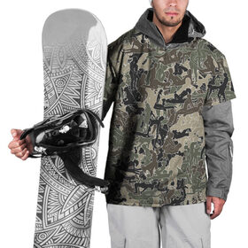 Накидка на куртку 3D с принтом Камуфляж с секс-позами в Петрозаводске, 100% полиэстер |  | Тематика изображения на принте: камуфляж | милитари | паттерн | хаки