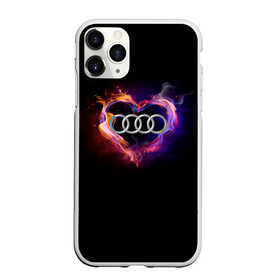Чехол для iPhone 11 Pro Max матовый с принтом Audi в Петрозаводске, Силикон |  | audi | audi в сердце | audi лого | audi марка | audi эмблема | love audi | ауди | ауди значок | ауди лого | ауди чб значок | ауди эмблема | горящее сердце | значок audi | лого автомобиля | логотип audi | логотип ауди