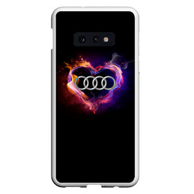 Чехол для Samsung S10E с принтом Audi в Петрозаводске, Силикон | Область печати: задняя сторона чехла, без боковых панелей | audi | audi в сердце | audi лого | audi марка | audi эмблема | love audi | ауди | ауди значок | ауди лого | ауди чб значок | ауди эмблема | горящее сердце | значок audi | лого автомобиля | логотип audi | логотип ауди