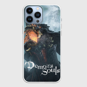 Чехол для iPhone 13 Pro Max с принтом Demons Souls в Петрозаводске,  |  | Тематика изображения на принте: armor | dark souls | demons souls | dragon | fire | games | knight | namco bandai | nextgen | playstation 5 | praise the sun | ps5 | броня | восславь солнце | дарк соулс | демон соулс | дракон | игры | некстген | огонь | плейстейшен 5 | пс5 | рыцарь | тем