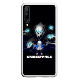 Чехол для Honor P30 с принтом UNDERTALE в Петрозаводске, Силикон | Область печати: задняя сторона чехла, без боковых панелей | sans | undertale | андертале | андертейл | гтвукефду | игра | подземная история | подземная сказка | санс | ундертале