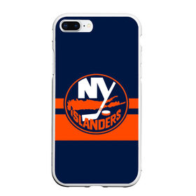 Чехол для iPhone 7Plus/8 Plus матовый с принтом NY ISLANDERS NHL в Петрозаводске, Силикон | Область печати: задняя сторона чехла, без боковых панелей | hockey | islanders | logo | new york | ny | sport | usa | исландерс | логотип | нхл | нью йорк | спорт | хоккей