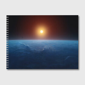 Альбом для рисования с принтом Звезда по имени солнце в Петрозаводске, 100% бумага
 | матовая бумага, плотность 200 мг. | астрономия | вселенная | звезда | космос | солнце