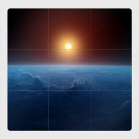 Магнитный плакат 3Х3 с принтом Звезда по имени солнце в Петрозаводске, Полимерный материал с магнитным слоем | 9 деталей размером 9*9 см | астрономия | вселенная | звезда | космос | солнце