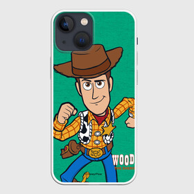 Чехол для iPhone 13 mini с принтом Woody The Sheriff в Петрозаводске,  |  | Тематика изображения на принте: disney | pixar | toy story | vdkimel | woody | вуди | дисней | история игрушек | пиксар