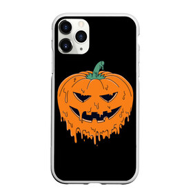 Чехол для iPhone 11 Pro Max матовый с принтом Halloween в Петрозаводске, Силикон |  | Тематика изображения на принте: cat | ghost | halloween | monster | skull | zombie | зомби | кладбище | кот | кошка | летучая | монстр | монстры | мышь | приведение | приведения | призрак | призраки | тыква | хэллоуин | череп