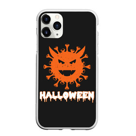 Чехол для iPhone 11 Pro Max матовый с принтом Halloween (COVID-19) в Петрозаводске, Силикон |  | Тематика изображения на принте: 19 | america | boo | cat | covid | covid 19 | covid19 | ghost | halloween | monster | ncov | zombie | америка | бу | вирус | кладбище | коронавирус | монстр | монстры | приведение | приведения | призрак | призраки | тыква | хэллоу