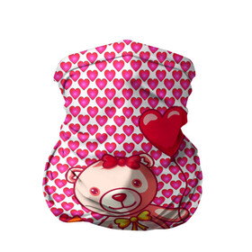 Бандана-труба 3D с принтом Медвежонок сюрприз в Петрозаводске, 100% полиэстер, ткань с особыми свойствами — Activecool | плотность 150‒180 г/м2; хорошо тянется, но сохраняет форму | baby | bear | love is | teddy | valentines | бабочка | бантик | валентина | влюбленный | воздушный шарик | девочка | игрушка | лучшая мама | любимая жена | люблю | любовь | малыш | марта | медведь | медвежата | милый