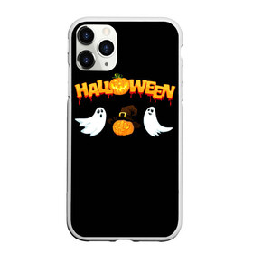 Чехол для iPhone 11 Pro Max матовый с принтом Halloween в Петрозаводске, Силикон |  | Тематика изображения на принте: halloween | jack | lantern | pumpkin | светильник джека | хэллоуин