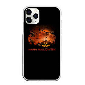 Чехол для iPhone 11 Pro Max матовый с принтом Halloween в Петрозаводске, Силикон |  | halloween | jack | lantern | pumpkin | светильник джека | хэллоуин