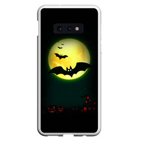 Чехол для Samsung S10E с принтом Halloween в Петрозаводске, Силикон | Область печати: задняя сторона чехла, без боковых панелей | halloween | jack | lantern | pumpkin | светильник джека | хэллоуин