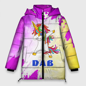 Женская зимняя куртка 3D с принтом ЕДИНОРОГ DAB в Петрозаводске, верх — 100% полиэстер; подкладка — 100% полиэстер; утеплитель — 100% полиэстер | длина ниже бедра, силуэт Оверсайз. Есть воротник-стойка, отстегивающийся капюшон и ветрозащитная планка. 

Боковые карманы с листочкой на кнопках и внутренний карман на молнии | animals | dab | dance | unicorn | unicorns | даб | движение | единорог | единороги | животные | мем | мемы | прикол | приколы | радуга | радужный | разноцветный | танец