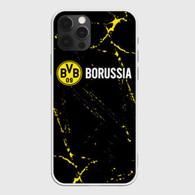 Чехол для iPhone 12 Pro с принтом BORUSSIA / Боруссия в Петрозаводске, силикон | область печати: задняя сторона чехла, без боковых панелей | borussia | club | dortmund | footbal | logo | боруссия | дортмунд | знак | клуб | логотип | логотипы | символ | символы | форма | футбол | футбольная | футбольный