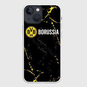Чехол для iPhone 13 mini с принтом BORUSSIA   Боруссия в Петрозаводске,  |  | borussia | club | dortmund | footbal | logo | боруссия | дортмунд | знак | клуб | логотип | логотипы | символ | символы | форма | футбол | футбольная | футбольный
