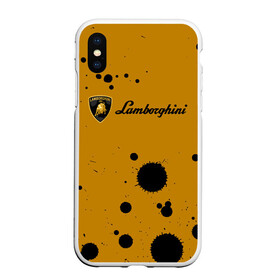 Чехол для iPhone XS Max матовый с принтом LAMBORGHINI Ламборгини в Петрозаводске, Силикон | Область печати: задняя сторона чехла, без боковых панелей | Тематика изображения на принте: auto | lambo | lamborghini | logo | moto | symbol | авто | автомобиль | гонки | знак | ламбо | ламборгини | ламборджини | лого | логотип | логотипы | марка | машина | мото | символ | символы