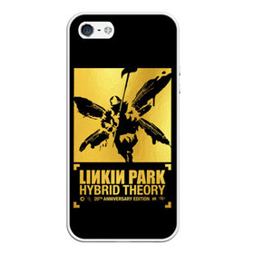 Чехол для iPhone 5/5S матовый с принтом Hybrid Theory 20th Anniversary в Петрозаводске, Силикон | Область печати: задняя сторона чехла, без боковых панелей | chester bennington | hybrid theory | linkin park | rock | беннингтон | линкин парк | рок | честер