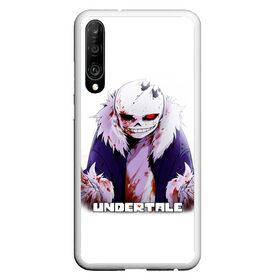 Чехол для Honor P30 с принтом UNDERTALE в Петрозаводске, Силикон | Область печати: задняя сторона чехла, без боковых панелей | sans | undertale | андертале | андертейл | игра | подземная история | подземная сказка | санс | ундертале