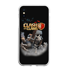 Чехол для iPhone XS Max матовый с принтом Clash of Clans в Петрозаводске, Силикон | Область печати: задняя сторона чехла, без боковых панелей | clash of clans | clash royale | game | supercell | детская | детям | игра | клаш оф кланс | клаш оф кленс | клеш оф кленс | клэш оф кланс | компьютерная игра | пекка