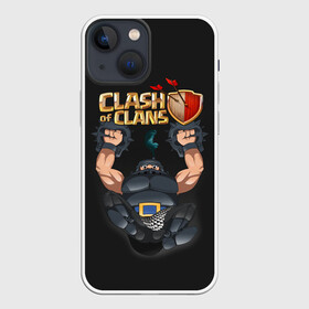 Чехол для iPhone 13 mini с принтом Clash of Clans в Петрозаводске,  |  | clash of clans | clash royale | game | supercell | детская | детям | игра | клаш оф кланс | клаш оф кленс | клеш оф кленс | клэш оф кланс | компьютерная игра | пекка