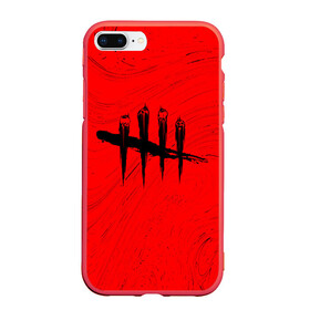 Чехол для iPhone 7Plus/8 Plus матовый с принтом DEAD BY DAYLIGHT в Петрозаводске, Силикон | Область печати: задняя сторона чехла, без боковых панелей | daylight | dead | dead by daylight | game | games | horror | logo | skull | skulls | zombie | бай | выживание | деад | дед | дейлайт | дэае | дэд | дэйлайт | зомби | игра | игры | лого | логотип | символ | хоррор | череп | черепа