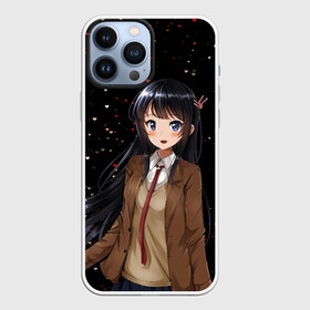 Чехол для iPhone 13 Pro Max с принтом Май Сакураджима в Петрозаводске,  |  | anime | mai sakurajima | seishun buta yarou wa bunny girl senpai no yume wo minai | аниме | вайфу | май сакураджима | этот глупый свин не понимает мечту девочки зайки