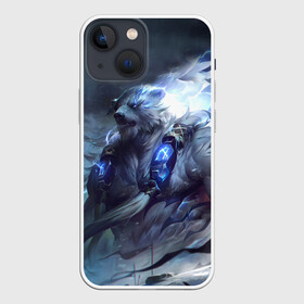 Чехол для iPhone 13 mini с принтом League of legends Волибир в Петрозаводске,  |  | Тематика изображения на принте: game | league of legends | lol | volibear | валибир | волибир | волик | игра | игры | лига легенд | лол | чемпион | чемпионы