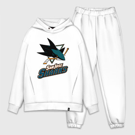 Мужской костюм хлопок OVERSIZE с принтом Сан Хосе Шаркс в Петрозаводске,  |  | hockey | nhl | san jose | san jose sharks | sharks | usa | нхл | сан хосе | сан хосе шаркс | спорт | сша | хоккей | шайба | шаркс