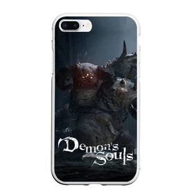 Чехол для iPhone 7Plus/8 Plus матовый с принтом Demons Souls в Петрозаводске, Силикон | Область печати: задняя сторона чехла, без боковых панелей | armor | dark souls | demons souls | dragon | fire | games | knight | namco bandai | nextgen | playstation 5 | praise the sun | ps5 | броня | восславь солнце | дарк соулс | демон соулс | дракон | игры | некстген | огонь | плейстейшен 5 | пс5 | рыцарь | тем