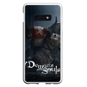 Чехол для Samsung S10E с принтом Demons Souls в Петрозаводске, Силикон | Область печати: задняя сторона чехла, без боковых панелей | armor | dark souls | demons souls | dragon | fire | games | knight | namco bandai | nextgen | playstation 5 | praise the sun | ps5 | броня | восславь солнце | дарк соулс | демон соулс | дракон | игры | некстген | огонь | плейстейшен 5 | пс5 | рыцарь | тем