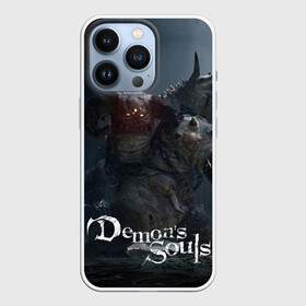 Чехол для iPhone 13 Pro с принтом Demons Souls в Петрозаводске,  |  | Тематика изображения на принте: armor | dark souls | demons souls | dragon | fire | games | knight | namco bandai | nextgen | playstation 5 | praise the sun | ps5 | броня | восславь солнце | дарк соулс | демон соулс | дракон | игры | некстген | огонь | плейстейшен 5 | пс5 | рыцарь | тем