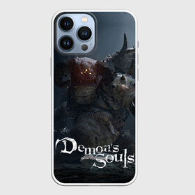 Чехол для iPhone 13 Pro Max с принтом Demons Souls в Петрозаводске,  |  | Тематика изображения на принте: armor | dark souls | demons souls | dragon | fire | games | knight | namco bandai | nextgen | playstation 5 | praise the sun | ps5 | броня | восславь солнце | дарк соулс | демон соулс | дракон | игры | некстген | огонь | плейстейшен 5 | пс5 | рыцарь | тем