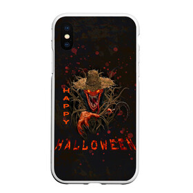 Чехол для iPhone XS Max матовый с принтом Monster-trick or treat в Петрозаводске, Силикон | Область печати: задняя сторона чехла, без боковых панелей | helloween | monster | trick or treat | день всех святых | сладость или гадость | хеллуин