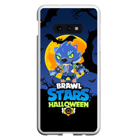 Чехол для Samsung S10E с принтом HALLOWEEN ОБОРОТЕНЬ в Петрозаводске, Силикон | Область печати: задняя сторона чехла, без боковых панелей | brawl stars | halloween | leon | sally leon | werewolf leon | бравл старс | оборотень | хеллоуин | хэллоуин