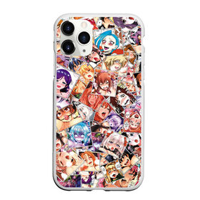 Чехол для iPhone 11 Pro матовый с принтом Color ahegao в Петрозаводске, Силикон |  | ahegao | anime | manga | аниме | ахегао | коллаж | манга | паттерн | цвет