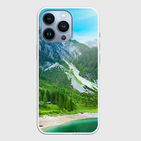 Чехол для iPhone 13 Pro с принтом Альпийские горы в Петрозаводске,  |  | Тематика изображения на принте: альпийские горы | альпы | гора | горы | озеро