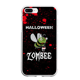 Чехол для iPhone 7Plus/8 Plus матовый с принтом Halloween ZOMBEE в Петрозаводске, Силикон | Область печати: задняя сторона чехла, без боковых панелей | 31 октября | halloween | halowen | ведьма | день всех святых | джек | костюм | кровь | лого | монстр | надпись | праздник | приведение | призрак | светильник | символ | страшная | тыква | ужасы | хеллоуин | хеллуин