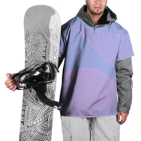 Накидка на куртку 3D с принтом Lines98 в Петрозаводске, 100% полиэстер |  | Тематика изображения на принте: blue | good | lines | pink | positive | vibes | квадраты | красиво | линии | розовый | текстура | узор | шары