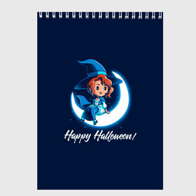 Скетчбук с принтом Happy Halloween в Петрозаводске, 100% бумага
 | 48 листов, плотность листов — 100 г/м2, плотность картонной обложки — 250 г/м2. Листы скреплены сверху удобной пружинной спиралью | 31 октября | halloween | halowen | ведьма | день всех святых | джек | костюм | кровь | лого | монстр | надпись | праздник | приведение | призрак | светильник | символ | страшная | тыква | ужасы | хеллоуин | хеллуин
