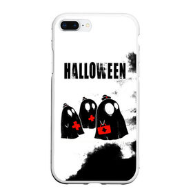 Чехол для iPhone 7Plus/8 Plus матовый с принтом Halloween в Петрозаводске, Силикон | Область печати: задняя сторона чехла, без боковых панелей | 31 октября | halloween | halowen | ведьма | день всех святых | джек | костюм | кровь | лого | монстр | надпись | праздник | приведение | призрак | светильник | символ | страшная | тыква | ужасы | хеллоуин | хеллуин