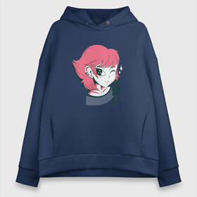 Женское худи Oversize хлопок с принтом Kawaii Anime Girl в Петрозаводске, френч-терри — 70% хлопок, 30% полиэстер. Мягкий теплый начес внутри —100% хлопок | боковые карманы, эластичные манжеты и нижняя кромка, капюшон на магнитной кнопке | cute | fashion | japan | japanese | kanji | manga | pink | style | waifu | вайфу | девочка | девушка | иероглифы | кавай | кавайи | кавайная | кандзи | катакана | манга | милая | подмигивает | розовая | розовые | стиль | тренд | тренды