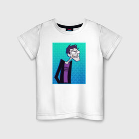 Детская футболка хлопок с принтом БАН в Петрозаводске, 100% хлопок | круглый вырез горловины, полуприлегающий силуэт, длина до линии бедер | mc lao | mclao | бан | блогер | богатыри | лайрафортнайт | мельница | мслао