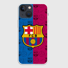 Чехол для iPhone 13 mini с принтом FC BARCELONA в Петрозаводске,  |  | barselona fc | fifa | lionel messi. | барса | барселона | лионель месси | фифа | фк барселона | футбол