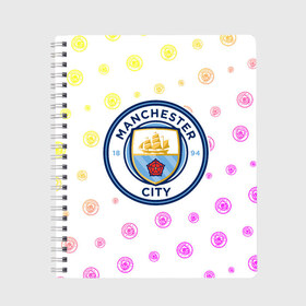 Тетрадь с принтом MANCHESTER CITY Манчестер Сити в Петрозаводске, 100% бумага | 48 листов, плотность листов — 60 г/м2, плотность картонной обложки — 250 г/м2. Листы скреплены сбоку удобной пружинной спиралью. Уголки страниц и обложки скругленные. Цвет линий — светло-серый
 | city | club | footbal | logo | manchester | знак | клуб | логотип | логотипы | манчестер | символ | символы | сити | форма | футбол | футбольная | футбольный