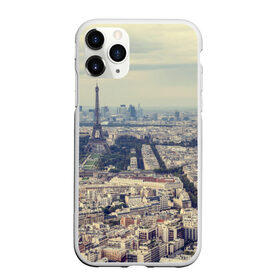 Чехол для iPhone 11 Pro матовый с принтом Париж в Петрозаводске, Силикон |  | город | париж | улицы города | франция | эйфелевая башня